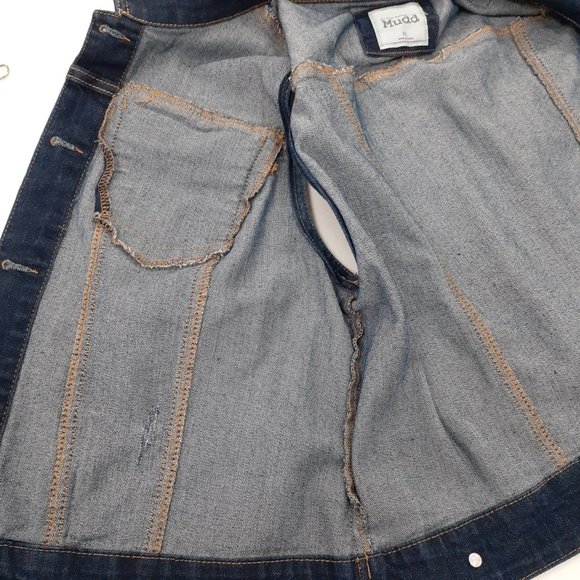 Mudd Collared Button Front Vest Junior Sz XL - Picture 9 of 12